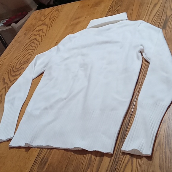 FRENCH CONNECTION Women Sweater Used Preowned XS Extra Small Long Sleeves WHITE - Picture 7 of 7